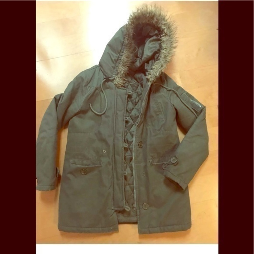 Forest Green Jacket Size Small - image 1